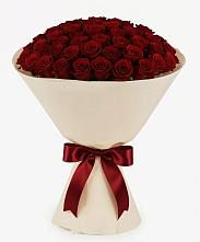 Букет 101 Бордовая роза Блэк Бакарра в Колчаново