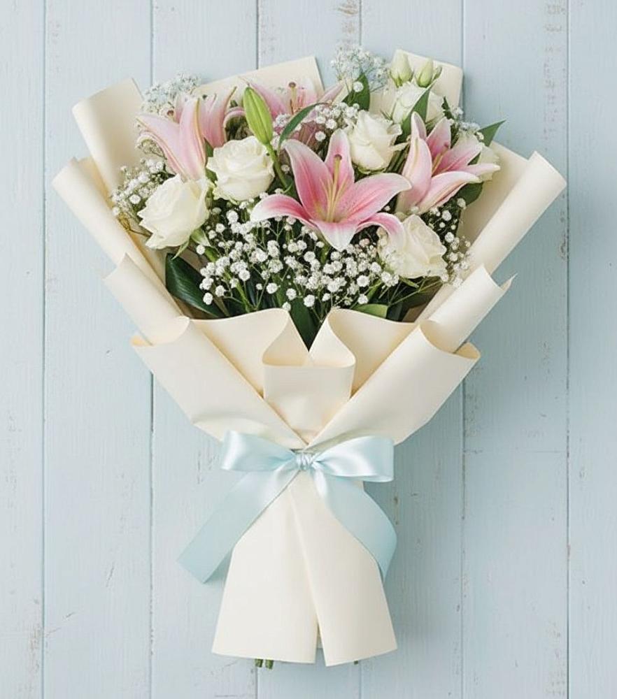 Букет цветов из: Лилии в Колчаново