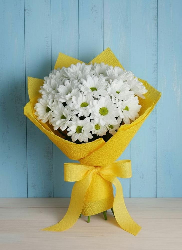 Букет цветов из: Хризантемы в Колчаново