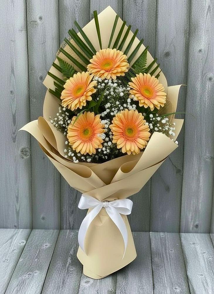 Букет цветов из: Герберы в Колчаново