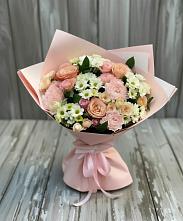 Букет цветов из:  Гвоздики, Розы и Хризантемы #REPLACE_PRED# Колчаново