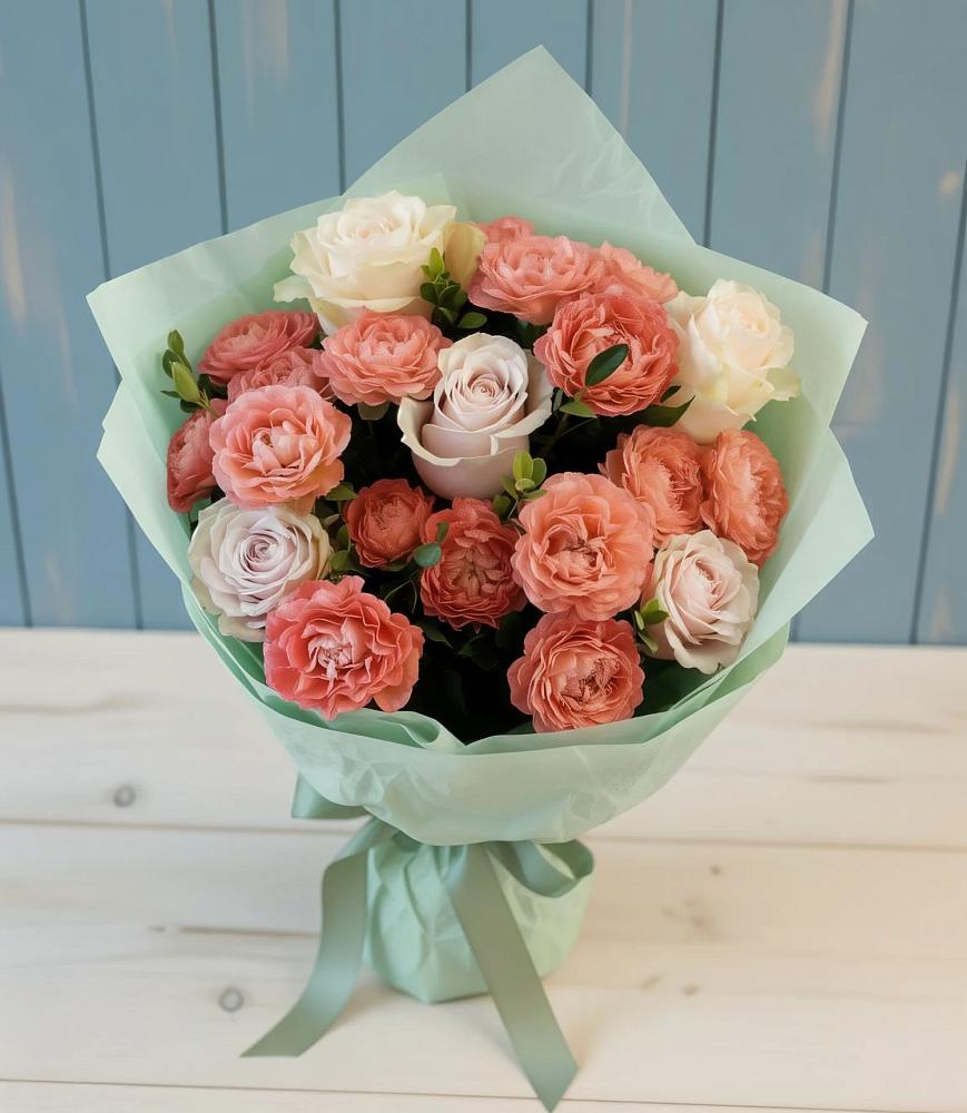 Букет цветов из: Розы в Колчаново