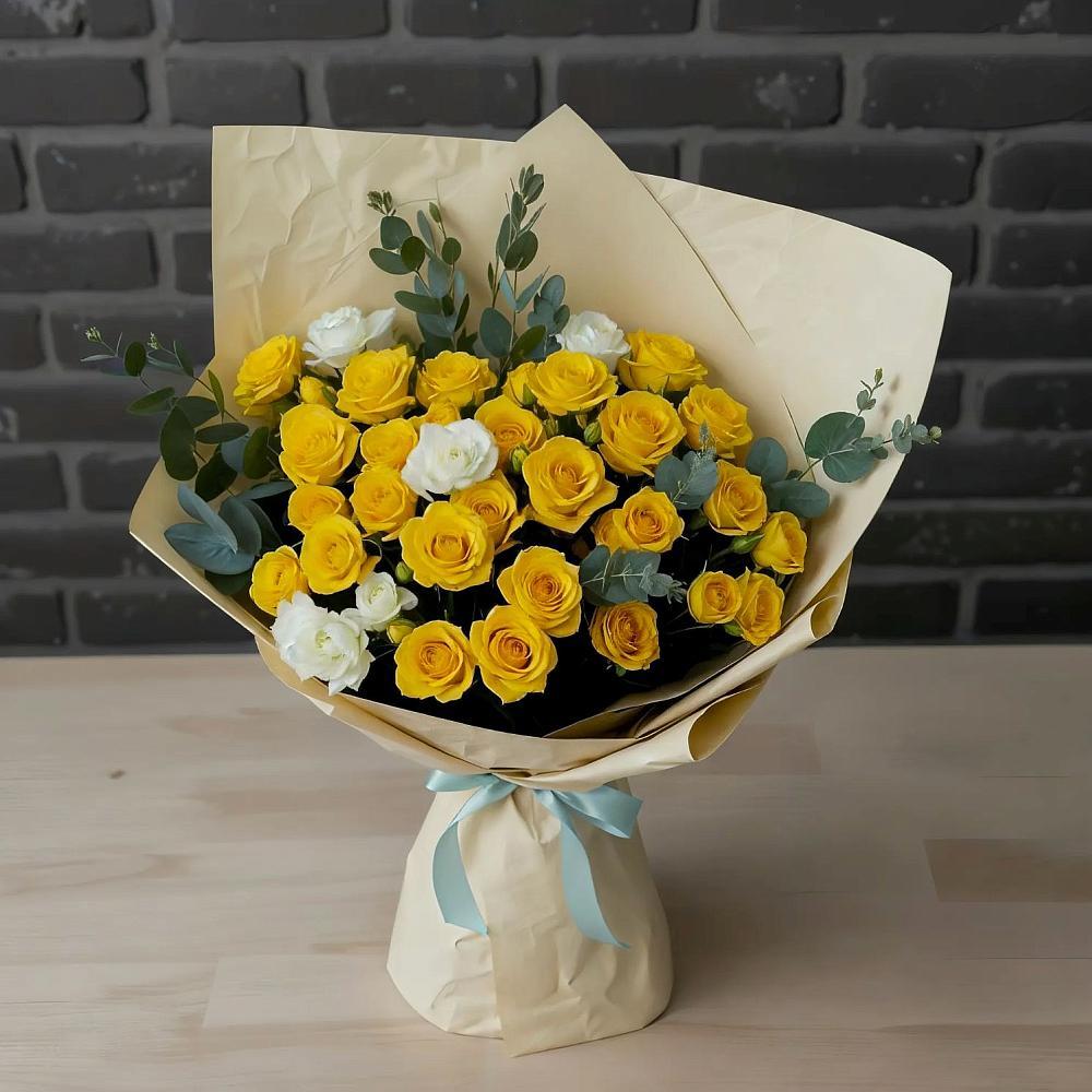 Букет цветов из: Розы в Колчаново