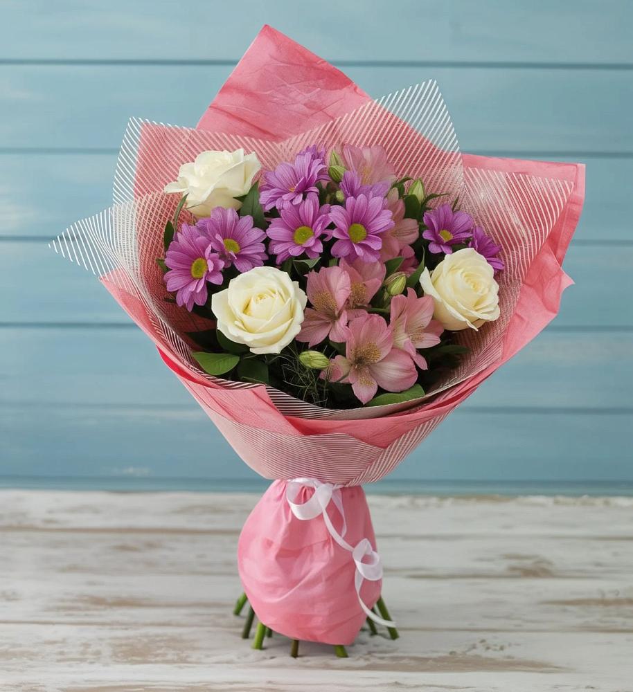 Букет цветов из: Герберы в Колчаново