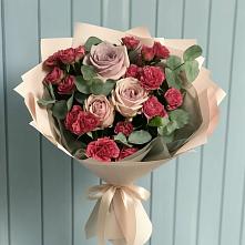 Букет цветов из:  Гвоздики и Розы #REPLACE_PRED# Колчаново